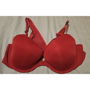 Victoria's Secret Red Demi Bra Polka Dots Strappy Back Sexy Size 36C NWT